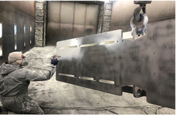 Industrial Coating and Painting Spray Booth at PID Group